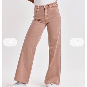 Dear John Women's Fiona Wide Leg Tan Jeans